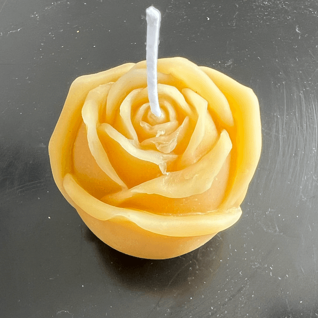 Bougie rose 
